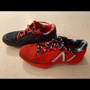 New Balance Women's 996v4.5 B Width Tennis Shoes Red and Navy. Size 8.5